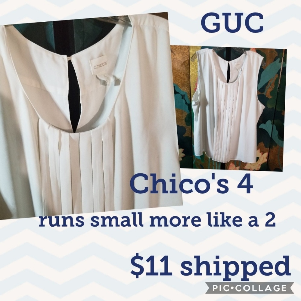 Cream colored blouse